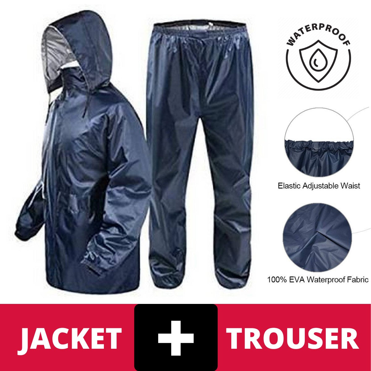 Motorcycle Waterproof Conjoined Raincoat Suit