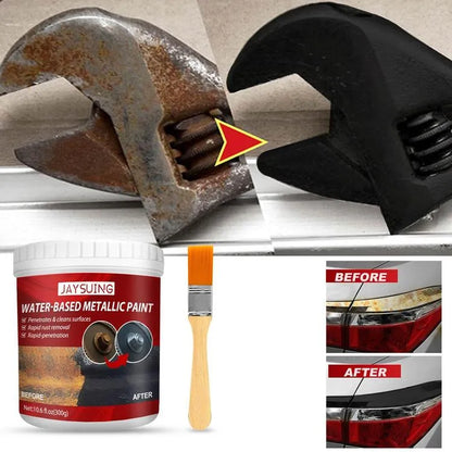 Rust Converter Metallic Paint With Free brush | 300ml
