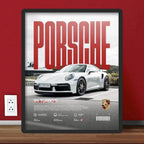 Porsche 911 Turbo Cenimatic Wall Decor Frame