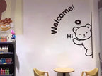 3d wall art with cute teddy bear shaped for home & office decorations Wooden wall Art