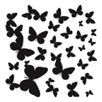 Flying Butterfly Wooden Wall Decor Butterflies WALL Decor