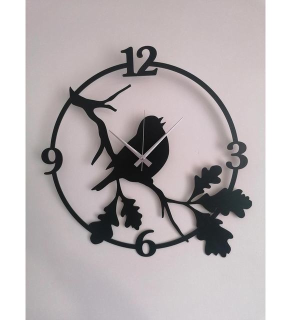 sparrow Decorative 3D Wooden Wall Clock