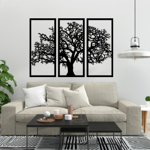 3d Tree wall Art