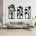 3d Flower Frame wall Art
