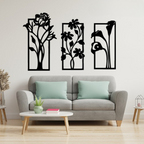 3d Flower Frame wall Art