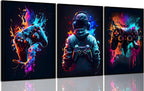 3Pcs Cool Gaming Wall Art frames