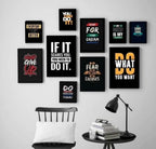 10-Piece-Motivational Wall Art  Frames Set