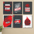 Set of 6 Wall Art Wooden Phototile Frames for Wall Decor