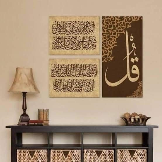 Home Decoration Item 3 Pcs Wall Decor Photo On Wall Canvas