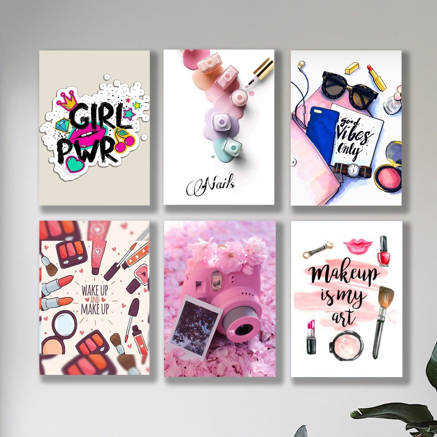 Set of 6 Fashion & Empowerment Wall Art Frames
