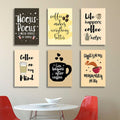 6pcs Quotes For Coffee Lovers Stickytiles Frames
