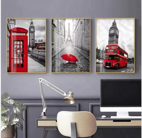 Decoration home decoration item 3 pcs iSLAMIC fRAME board wall decor
