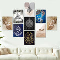 Home Decoration Item 9 Pcs Wall Decor Photo On Wall Canvas Art Decor