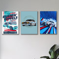 Set of 3 Premium Wall Art Photo Tiles