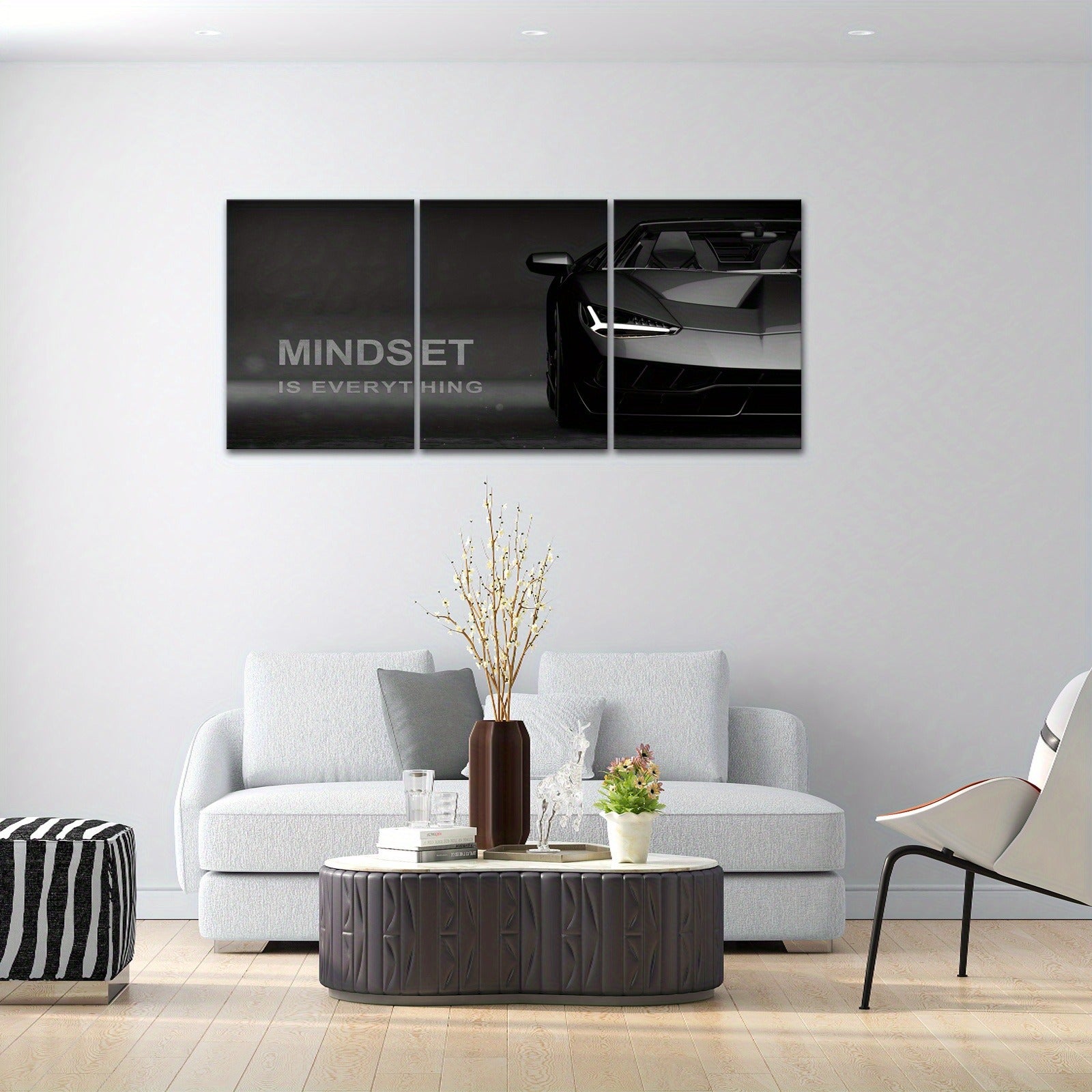 Set of 3 Premium Wall Art Photo Tiles – Modern Home Decor Sets