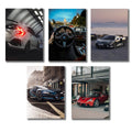 Set of 5 Premium Wall Art Photo Tiles