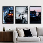 Set of 3 Premium Wall Art Photo Tiles