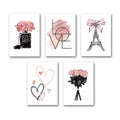 Set of 5 Premium Wall Art Photo Tiles