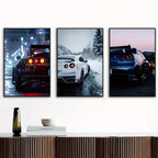 Set of 3 Premium Wall Art Photo Tiles