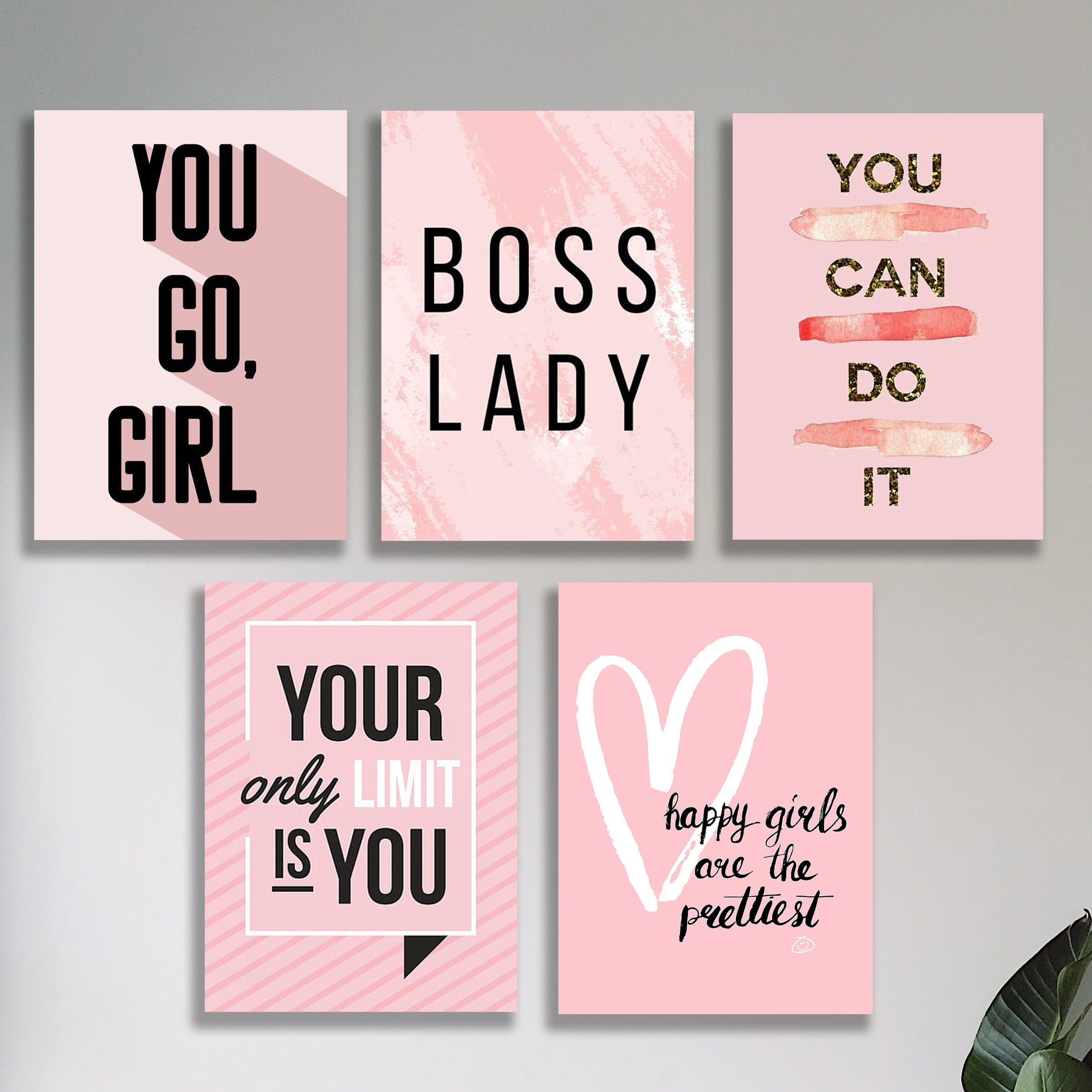 Set of 5 Premium Wall Art Photo Tiles