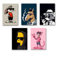 Set of 5 Premium Wall Art Photo Tiles