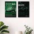 Set of 2 Premium Wall Art Photo Tiles