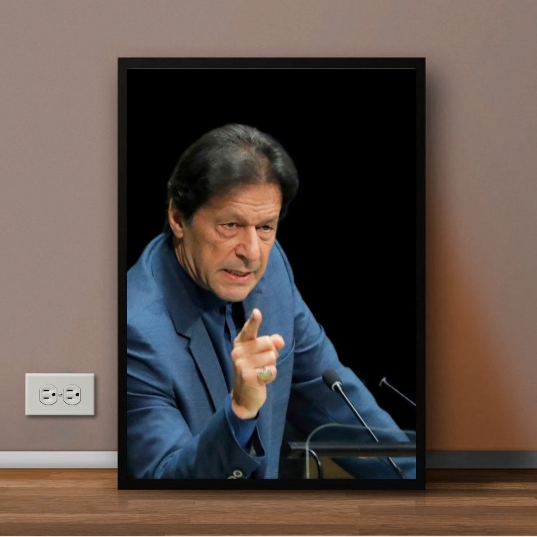 Imran Khan United Nation Speech - Leader of The National Wall Art