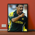 Legendary Cicketer & Sportsman Shoaib Akhtar Iconic Frame