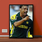 Legendary Cicketer & Sportsman Shoaib Akhtar Iconic Frame