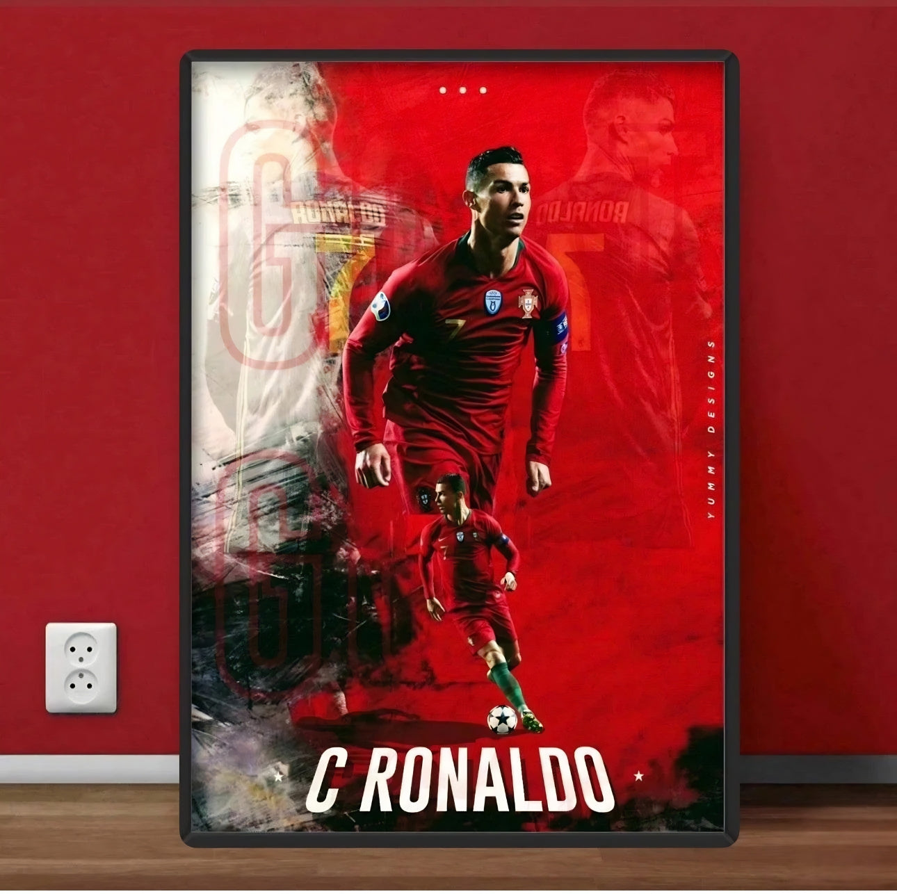 Cristiano Ronaldo Dominant Personality Wall Decor Frame