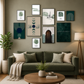 10-Piece Islamic Wall Art Frame Set