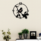 sparrow Decorative 3D Wooden Wall Clock