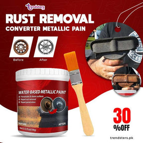 Rust Converter Metallic Paint With Free brush | 300ml