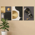Set Of 3 Sticky Wooden Canvas Frames For Wall Decore Aesthatic Art