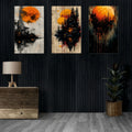 Set of 3 Wall paintings | Wall decor