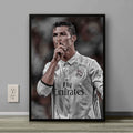 Football Legend Cristiano Ronaldo Wall Art Frame