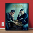 Ronaldo X Messi - Victory is State of Mind Motivationl Wall Decor Frame