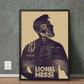 Lionel Messi Double Exposure Wall Art - Celebration Canvas Decor