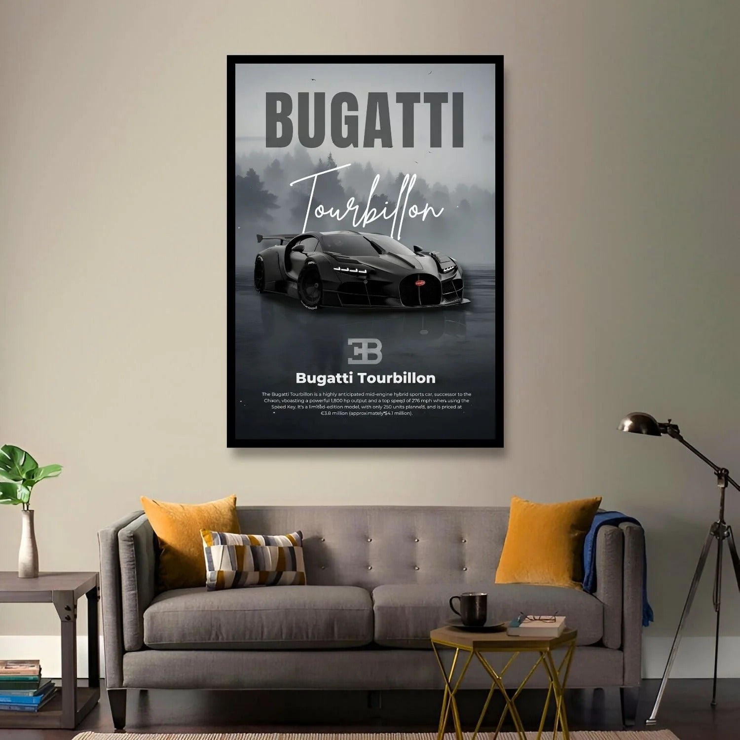 Bugatti Tourbillon - Apex Ride | Cenimatic Wall Art